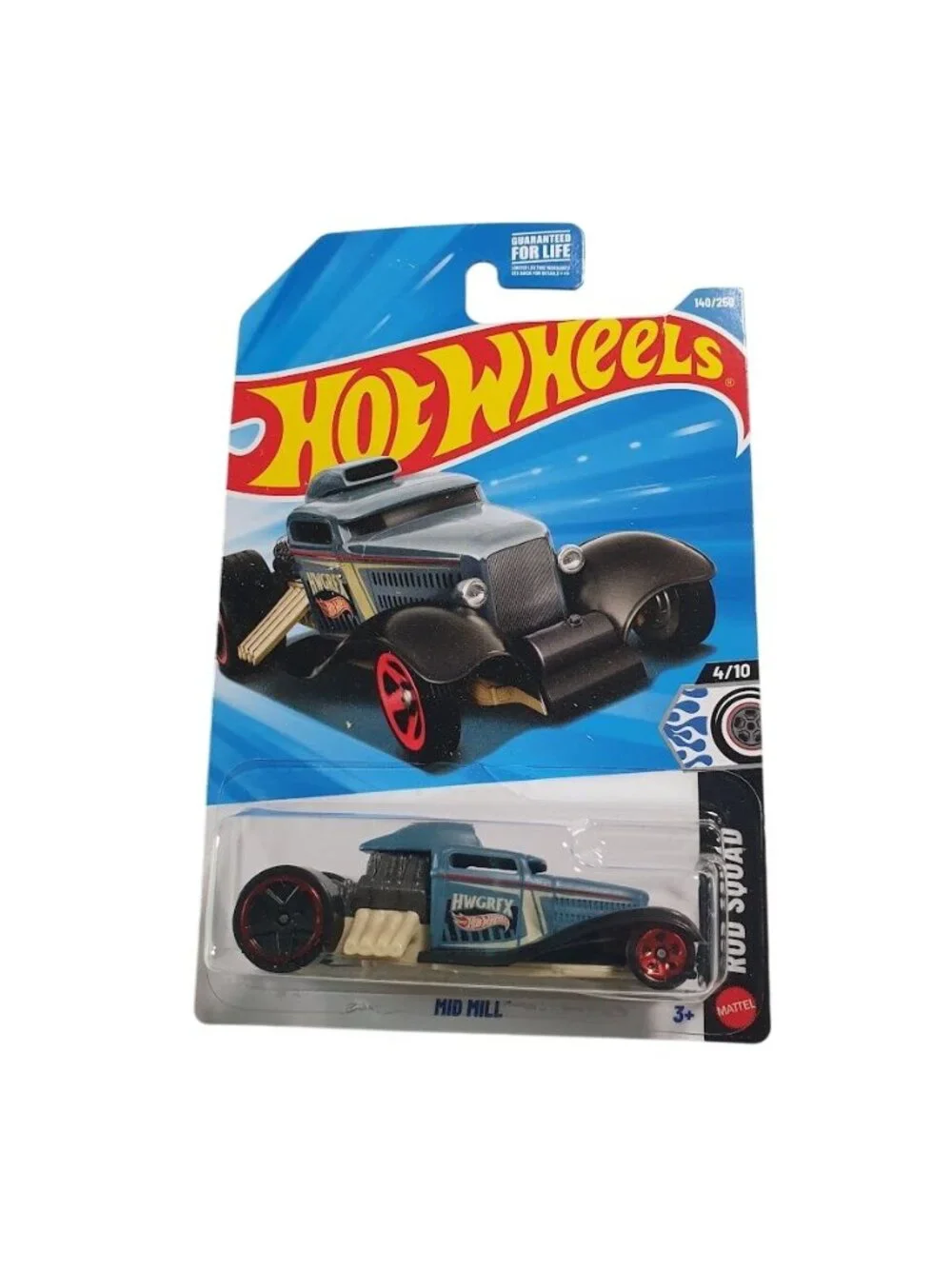 Hot Wheels Mid Mill Rod Squad 410 Custom Design Die Cast Car Collectible 140250